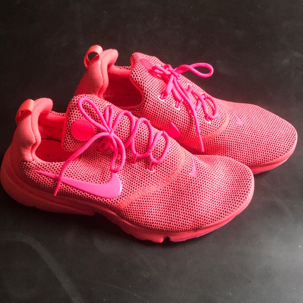 Neon Pink Nikes